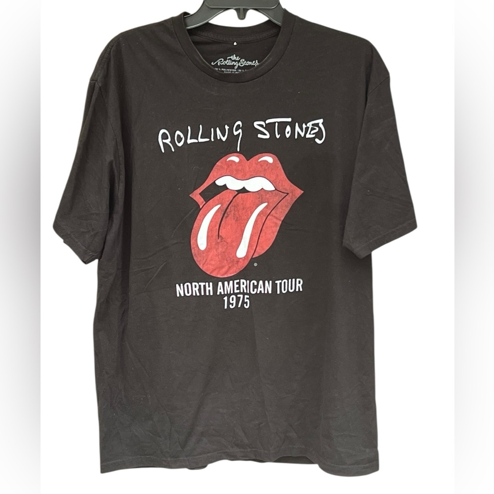 Rolling Stones 1975 North American Tour Graphic Tee | Size XL - Preloved
